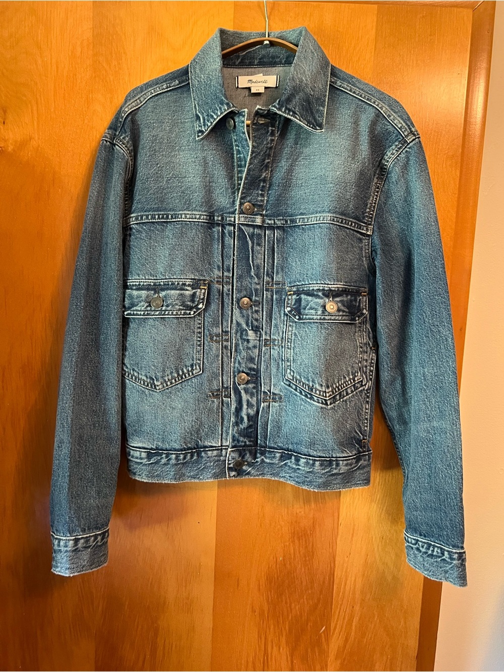 Madewell Blue Denim Trucker Jacket